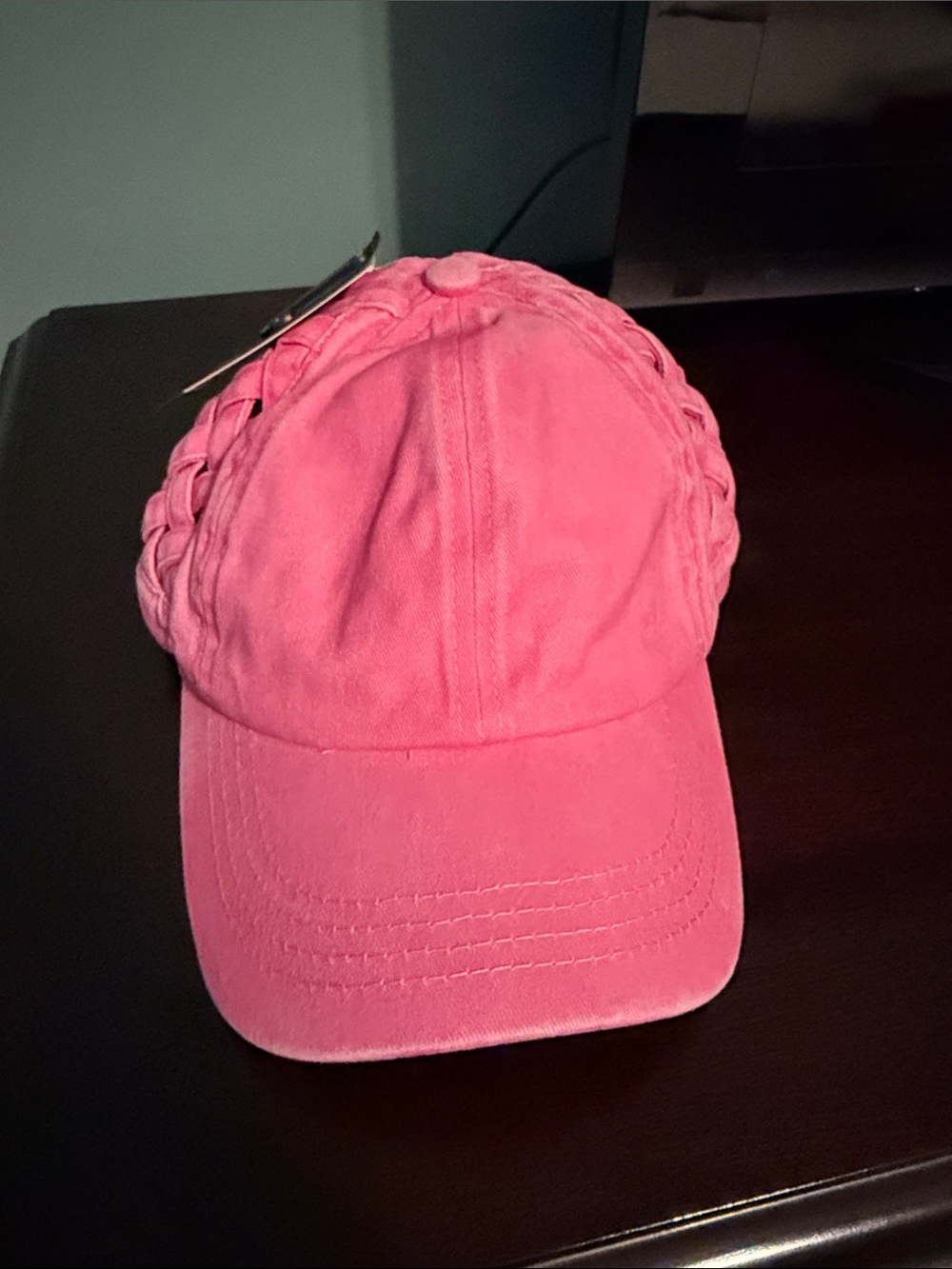C.C Braided Pink Baseball Cap